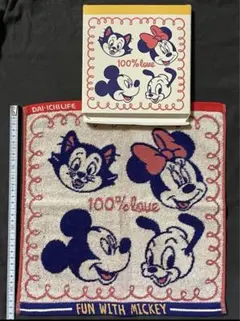 非売品　第一生命　ディズニー　FAN WITH MICKEY ハンドタオル
