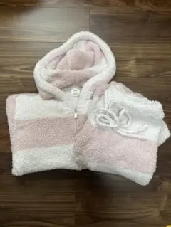 ジェラートピケ フード付きルームウェア　セットアップ　上下セット