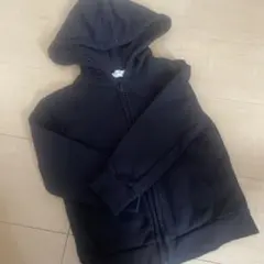 H&M ブラック　フード付きパーカー US 3/4T