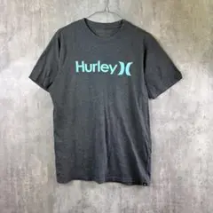 HurleyビックロゴTシャツ/サーフ/ストリート/アメリカ古着/グレー