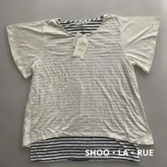 レイヤードホワイトTシャツ Mサイズのサムネイル