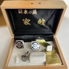 【日本の美】家紋　カフスボタン