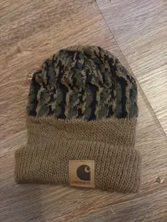 Carhartt カーキ・迷彩 ニット帽