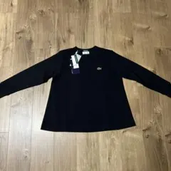 LACOSTE ブラック 長袖カットソー EXCLUSIVE EDITION