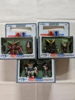 未開封　ガンダムSEED ガンダム＆パイロットSDフィギュアセットのサムネイル