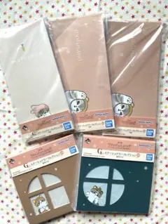 mofusand たぬき 他メモ帳 5個セット