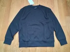 ワークマンFieldCore 　ウォームワッフルクルーネック　ブラック　L