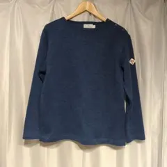 新品 Arvor Maree 綿麻 FUHAKU 肩ボタンTEE NAVY L - メルカリ