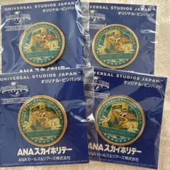 ウッディウッドペッカー　ユニバ　usj ANAピンバッジ 4個セット