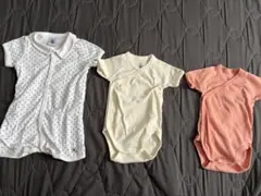プチバトー　肌着&ロンパース 3点セット