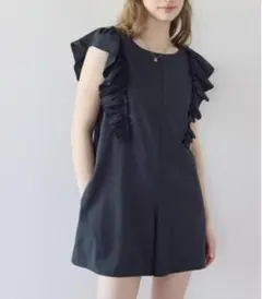 SEA DRESS ショルダーフリルオールインワン/ワンピース水着