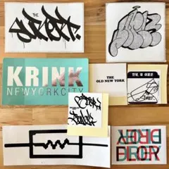 ② グラフィティー ステッカー 8枚セット graffiti グラフィティ