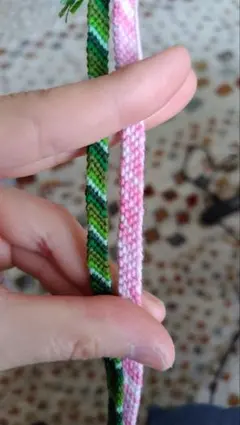 手作り編み込みブレスレットセット