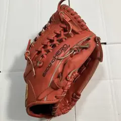 メジャーステージ 軟式グローブ 赤 日本製 軟式グローブ・ミット｜野球用グラブ｜メジャーステージ