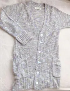 ラフォーレ購入★美品ラベンダーニットカーディガンカットソー部屋着ジェラピケ