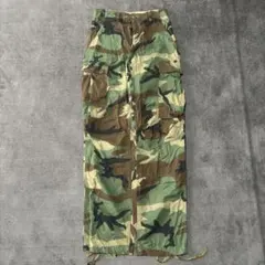 【希少 86年製】米軍実物 BDUパンツ ウッドランド迷彩 コットン100%