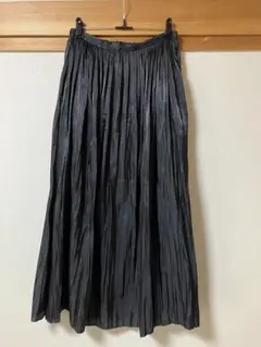 レプシィム　サテンプリーツスカート　ロングスカート