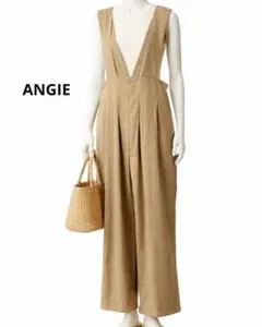 ANGIE アンジェ オールインワン　サロペット　前後2way　美品　ワイド