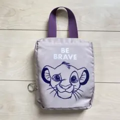 Disney ディズニー　ライオンキング　シンバ　折りたたみ式エコバッグ　新品のサムネイル