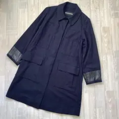 marka マーカ トレンチコート フォークランドウールツイード サイズ1