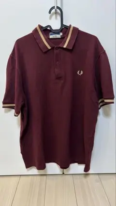 FRED PERRY バーガンディ ポロシャツ　44