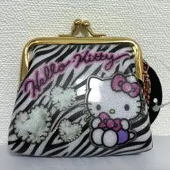 ハローキティ　Hello Kitty PVCがま口ポーチ　キティ　財布　サンリオのサムネイル