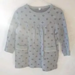 無印良品　キッズ　ドット柄チュニック　90cm