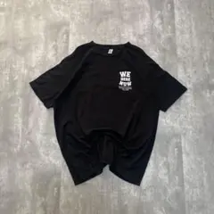 タルテックス 古着 Tシャツ 半袖 両面プリント XLサイズ アメリカ輸入 黒色