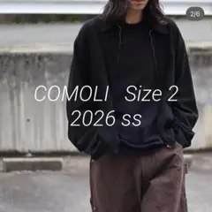 COMOLI コモリ　シルクネップ ショートジャケット　D01-01007のサムネイル