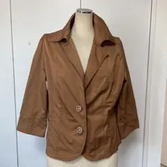 七分袖がオシャレなTRANCE WALK レトロ ジャケットM