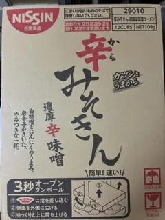 【新品・未開封】日清 辛みそきん 濃厚辛味噌ラーメン 12個入のサムネイル