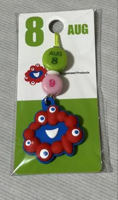 万博　アニバーサリー　チャーム　ストラップ　ミャクミャク　8月9日