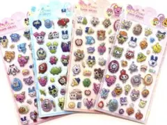 たまごっち シール 4枚セット♡ぷくっとシール 3D 立体 ボンボンドロップ 風