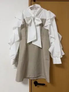 An MILLE 長袖ミニワンピース