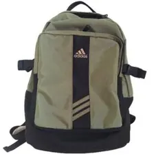 ◆少々難あり◆adidas◆アディダス◆リュックサック◆カーキ×ブラック◆のサムネイル