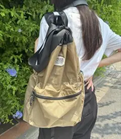 フレドリックパッカーズ　210D KNAP SACK ナップサック　ベージュ