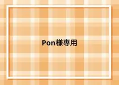 Pon様 リクエスト 2点 まとめ商品
