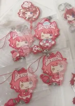 すとぷり 莉犬くん ラバーキーホルダー セット