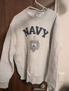 Champion NAVY リバースウィーブスウェット