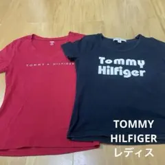 TOMMY HILFIGERトミーヒルフィガーレディスTシャツ2点おまとめS〜M