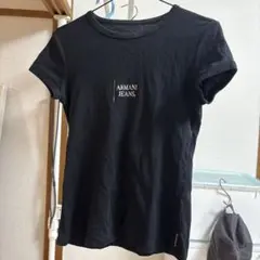 ARMANI JEANS ロゴプリント Tシャツ ブラックのサムネイル