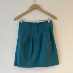 ［No.201］TOP SHOP トップショップ　ミニスカート　グリーンのサムネイル