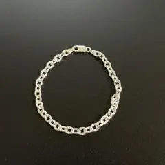 シルバー925 ブレスレット 17cm あずきチェーン B18C21