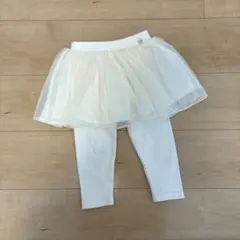 petit main レギンス付きチュールスカート 90