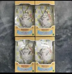 シルバニアファミリー　キーチェーン シマエナガ　アザラシの赤ちゃん 4個セット