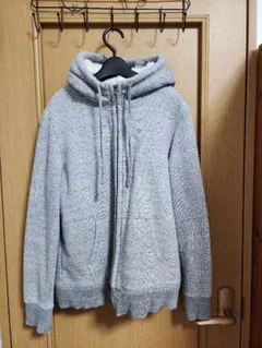 UNIQLO グレー ボアパーカー 　レディース　L