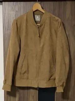 ナノユニバース　スエードブルゾンジャケット