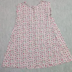 ユニクロ 花柄ノースリーブワンピース 120