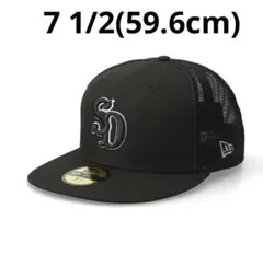 NEW ERA / SD 59FIFTY Logo Mesh Cap Black