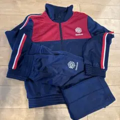 Reebok ジャージ 上下セット ネイビー/レッド